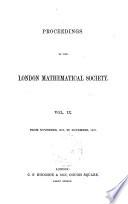 Proceedings of the London Mathematical Society
