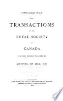 Proceedings of the Royal Society of Canada
