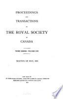 Proceedings of the Royal Society of Canada