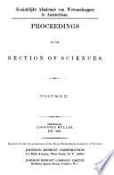 Proceedings of the Section of Sciences