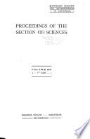 Proceedings of the Section of Sciences
