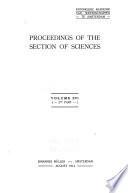 Proceedings of the Section of Sciences