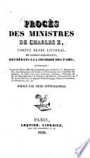 Procès des ministres de Charles X