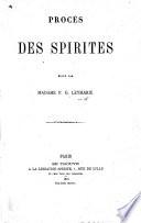 Procès des spirites