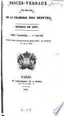 Procés-verbaux de la chambre des députés