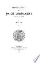 Procès-verbaux de la Société archéologique d'Eure-et-Loir