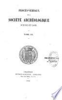 Procès-verbaux de la Société archéologique d'Eure-et-Loir