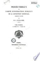 Procès-verbaux du Comité d'Instruction publique de la Convention nationale