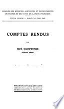 Procès-verbaux, mémoires et discussions