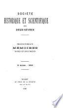 Procès-verbaux, mémoires, notes et documents