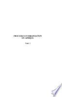 Processus d'urbanisation en Afrique