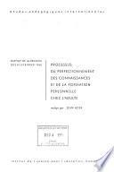 Processus du perfectionnement des connaissances et de la formation personnelle chez l'adult
