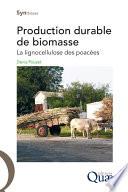 Production durable de biomasse