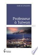 Professeur à Taïwan