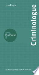 Profession, criminologue