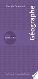 Profession géographe