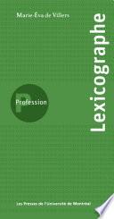 Profession lexicographe