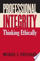 Professional Integrity