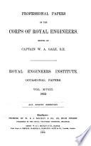Professional Papers of the Corps of Royal Engineers
