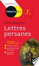 Profil - Montesquieu, Lettres persanes