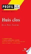 Profil - Sartre (Jean-Paul) : Huis clos