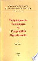 Programmation économique et compiabilité opérationnelle