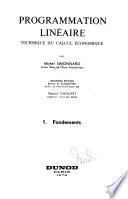 Programmation linéaire