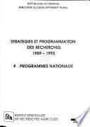 Programmes nationaux