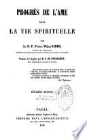 Progrès de l'âme dans la vie spirituelle