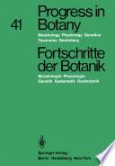Progress in Botany / Fortschritte der Botanik