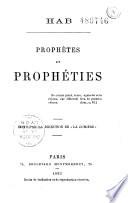 Prophètes et prophéties