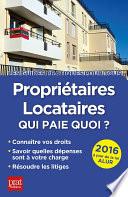 Propriétaire, locataire