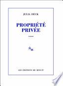 Propriété privée