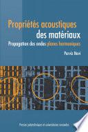 Propriétés acoustiques des matériaux