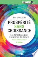 Prospérité sans croissance