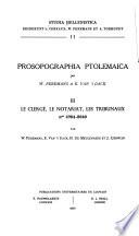 Prospographia Ptolemaica