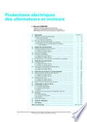 Protections Electriques Des Alternateurs Et Mouteurs