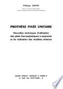 Prothèse fixée unitaire