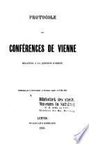 Protocole des Conférences de Vienne relatives à la question d'Orient