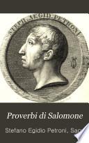 Proverbes de Salomon, traduits en vers italiens