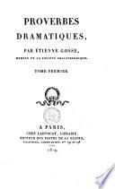 Proverbes dramatiques