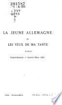 Proverbes, nouvelles, romans: La jeune Allemagne