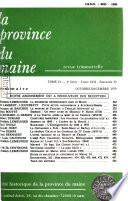 Province du Maine et le souvenir manceau de la grande guerre