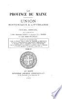 Province du Maine, union historique & littéraire