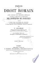 Prʹecis de droit romain