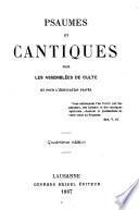 Psaumes et cantiques pour les assemblées de culte et pour l'édification privée