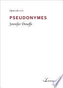 Pseudonymes