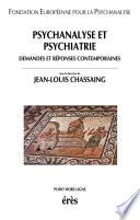 Psychanalyse et psychiatrie