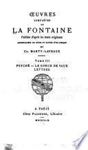 Psyche. Le songe de Vaux. Lettres