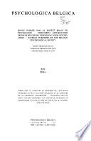 Psychologica Belgica